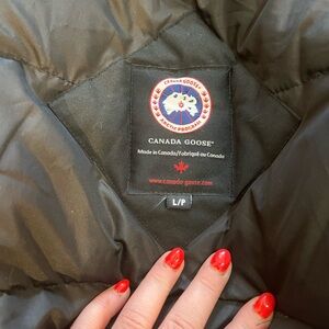 Vintage Canada Goose Down Parka Black Sz L